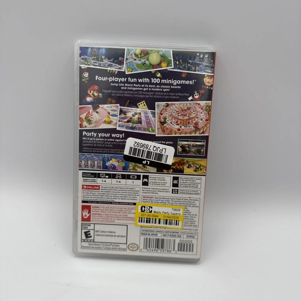 Mario Party Superstars (Nintendo Switch, 2021)